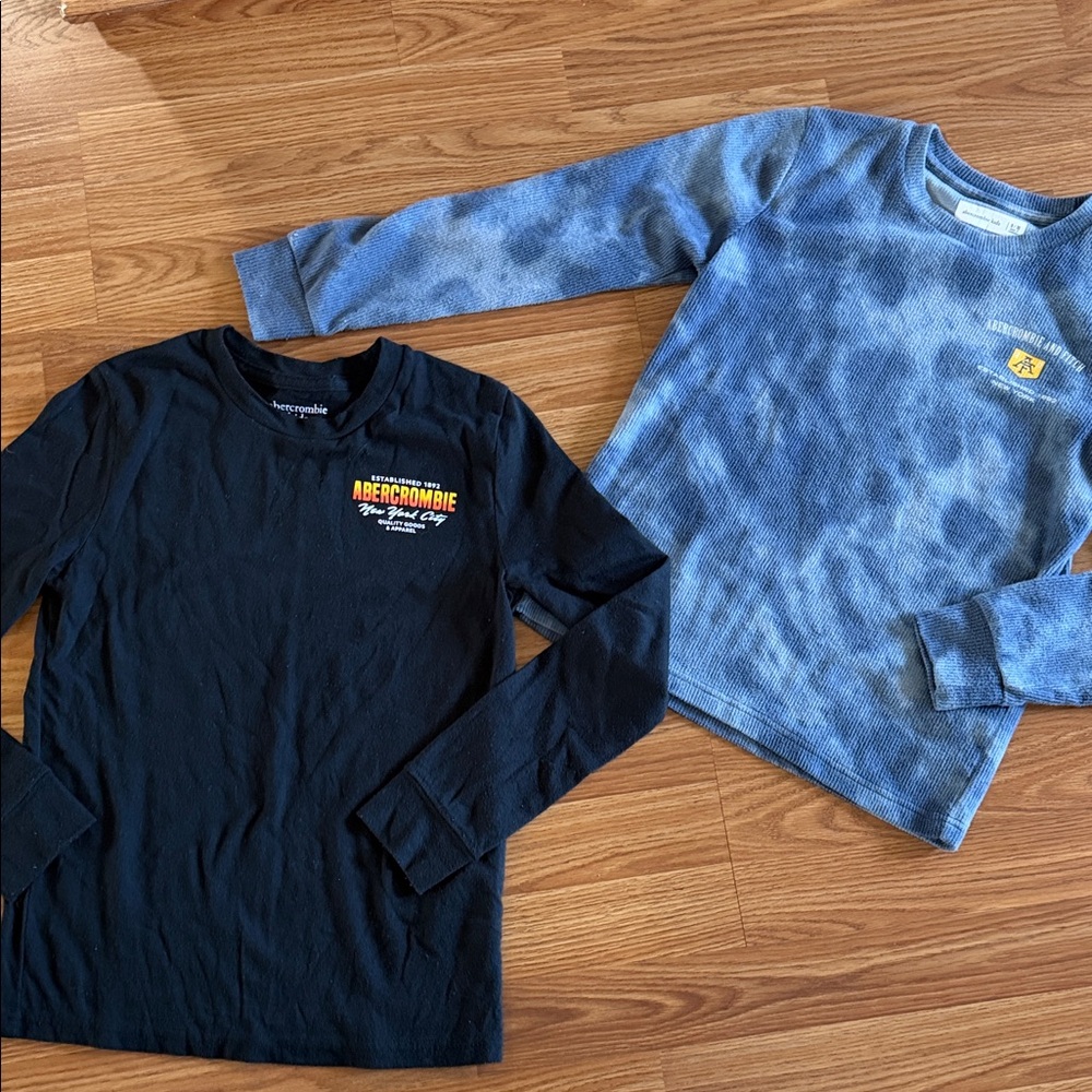 Abercrombie Kids Boys 9/10 Long Sleeve Shirts